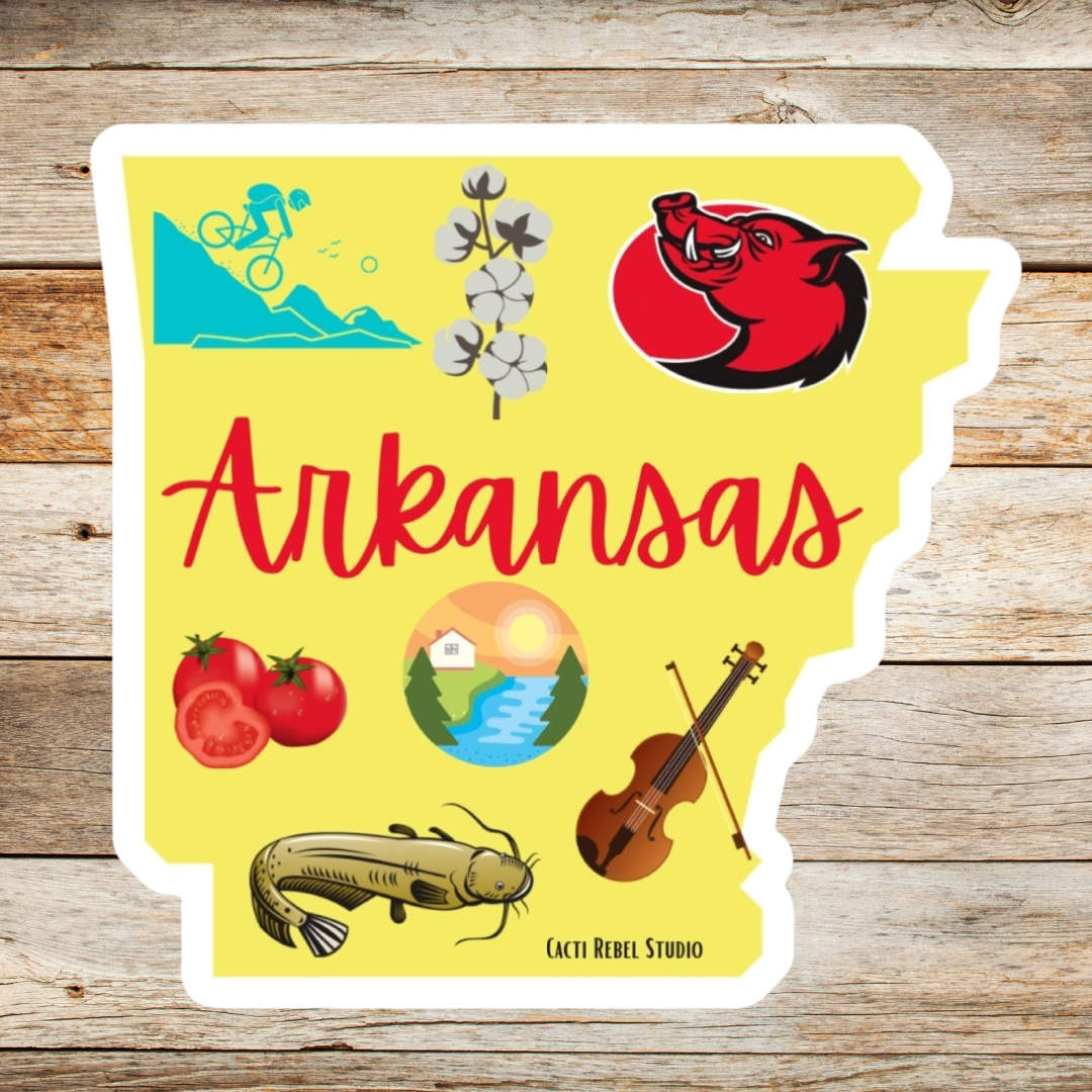 Arkansas State Sticker