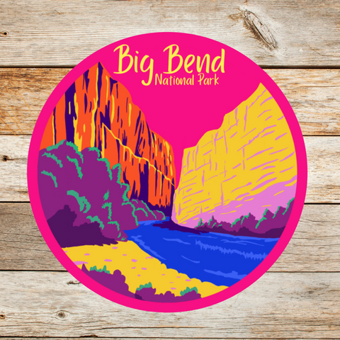 Big Bend Whimsical Sticker
