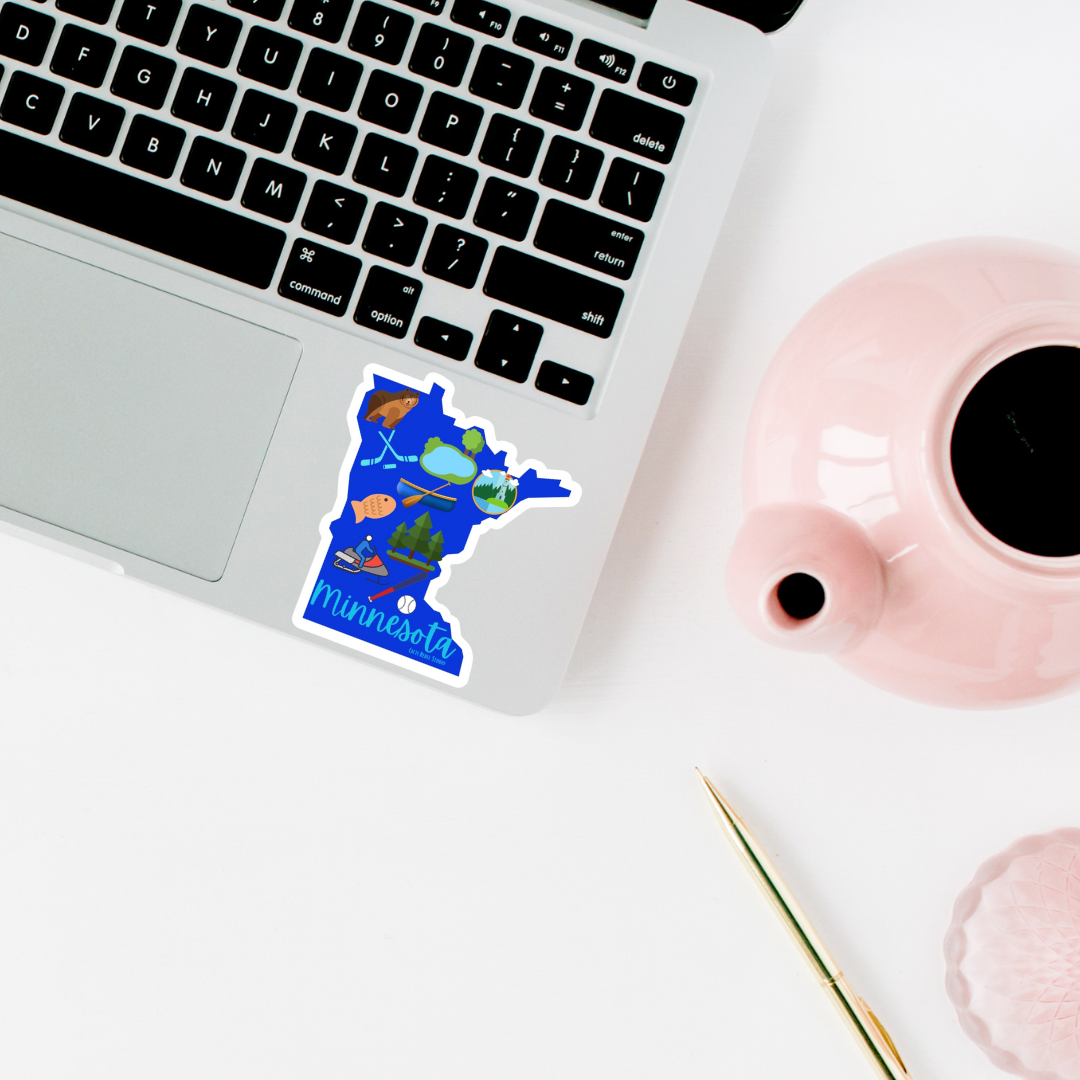 Minnesota Iconic Things Sticker