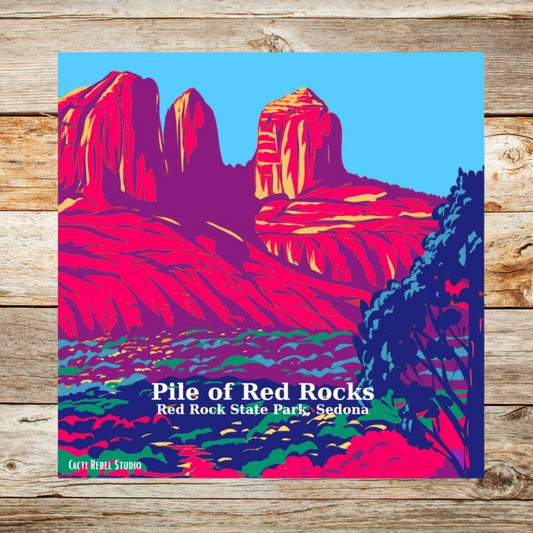 Sedona Whimsical Sticker