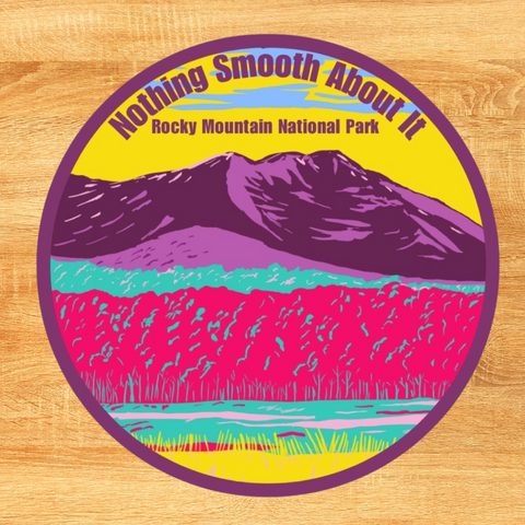 Rocky Mountain National Park Whimsical Sticker