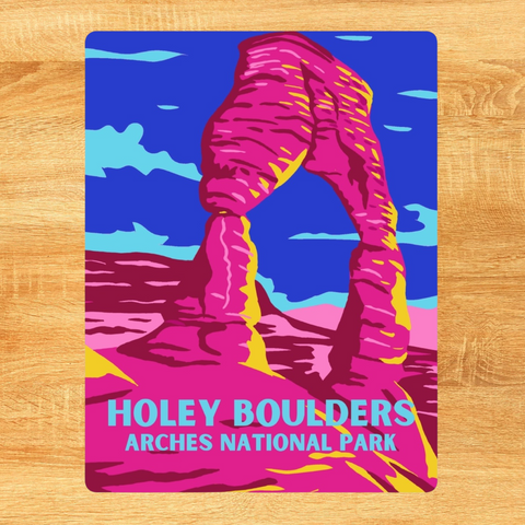 Arches National Park Whimsical Sticker