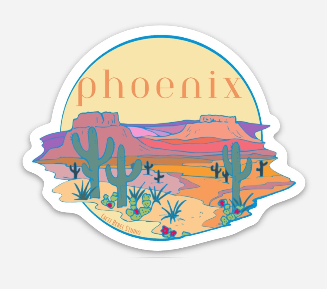 Phoenix Scene Sticker