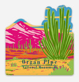 Organ Pipe Cactus Whimsical Sticker