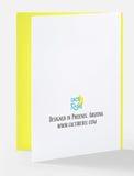 Missing your smiling face greeting card