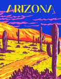 Arizona Path in the Desert Postcard