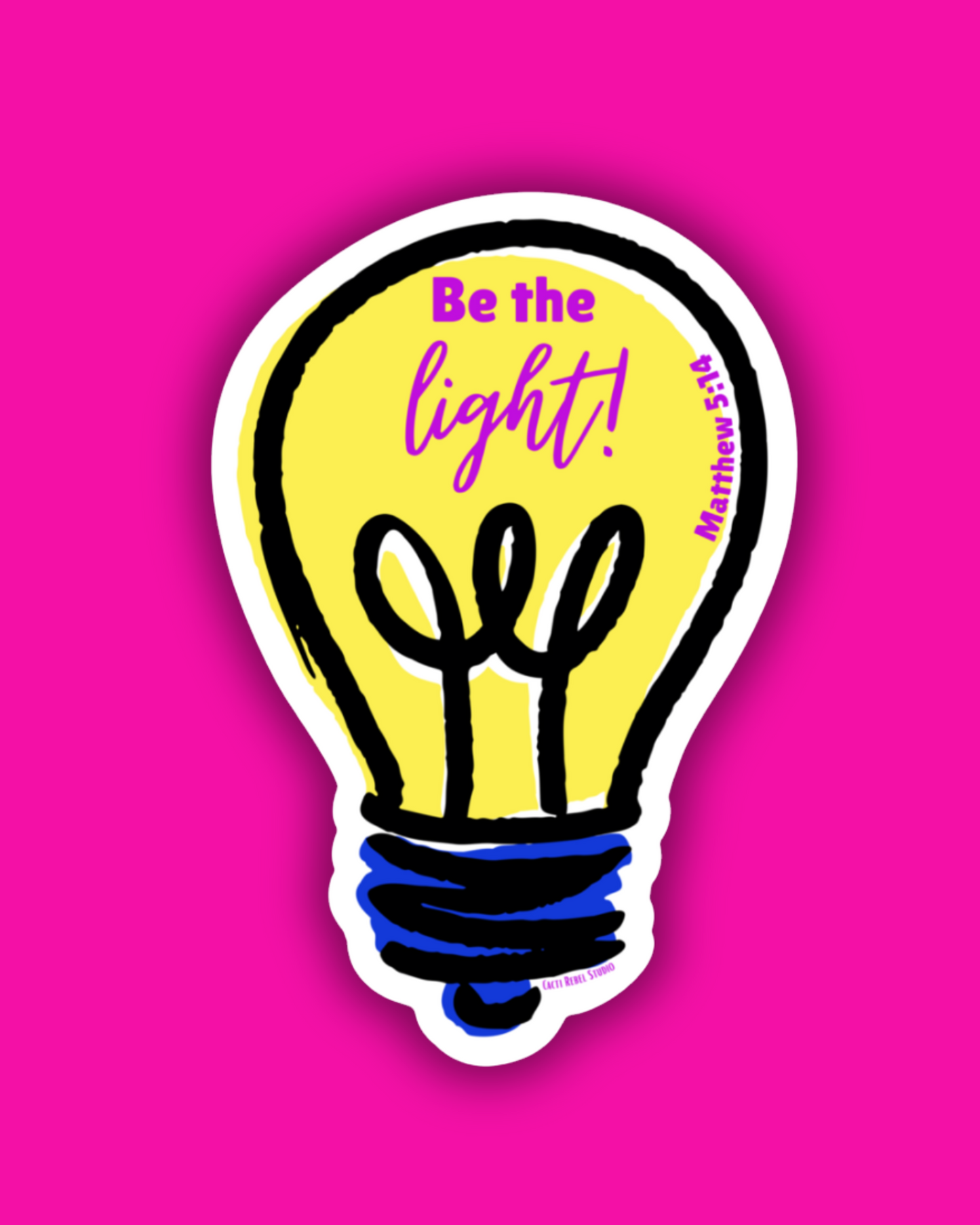 Be The Light Sticker