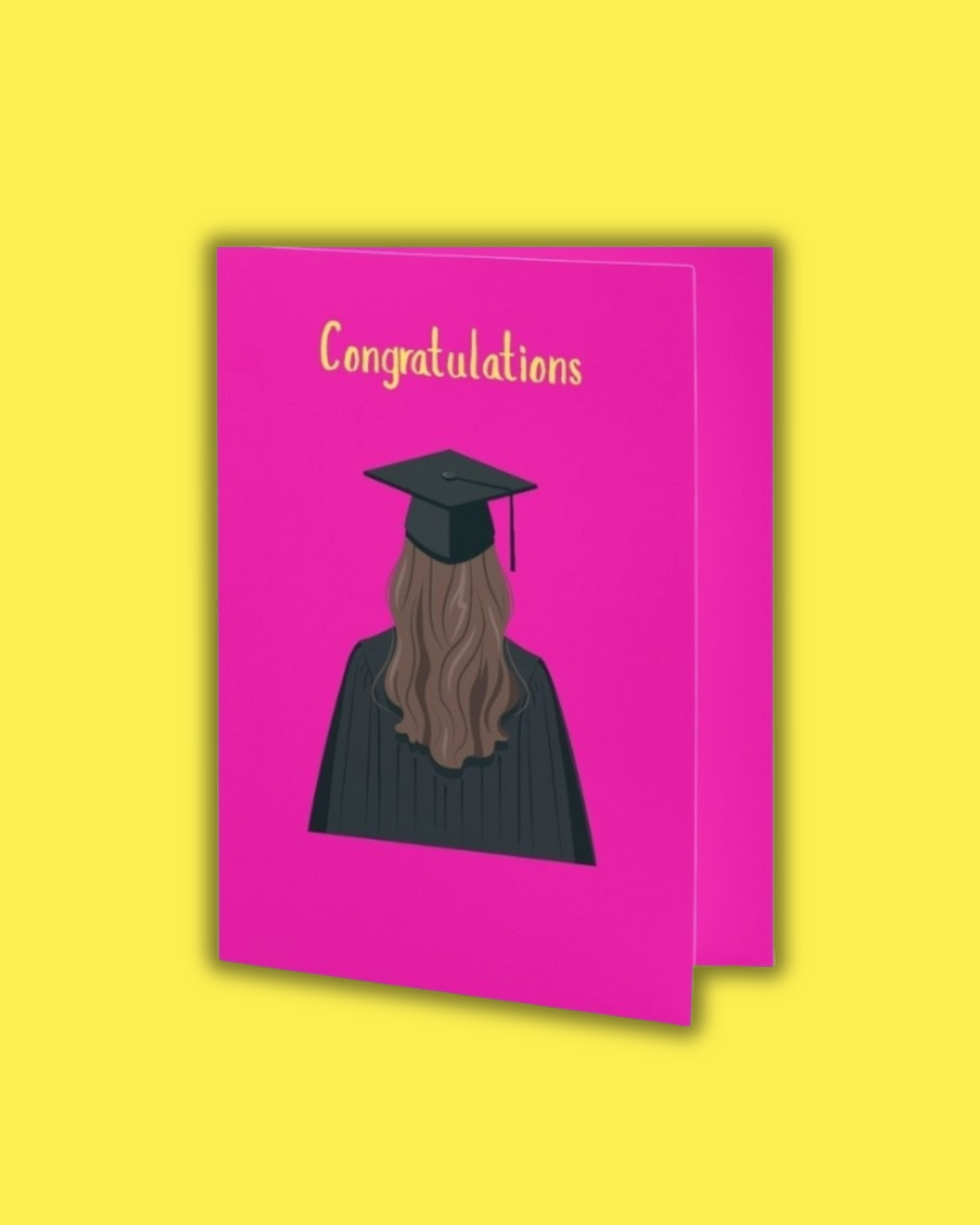 Congratulations Greeting Card: Female College Graduate Card