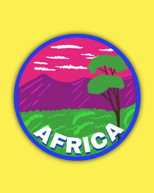 Africa Landscape Sticker