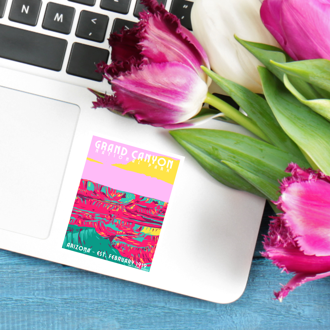 Grand Canyon Whimsical Sticker