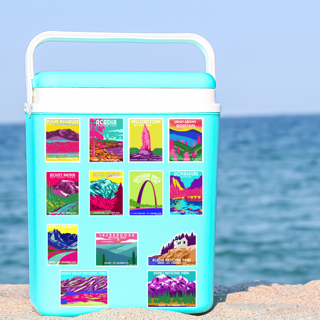 Horseshoe Bend Whimsical Sticker