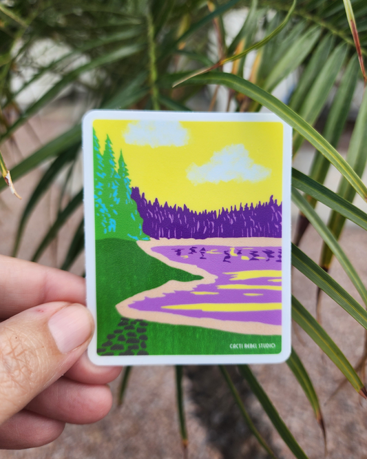 Secret Lake Sticker