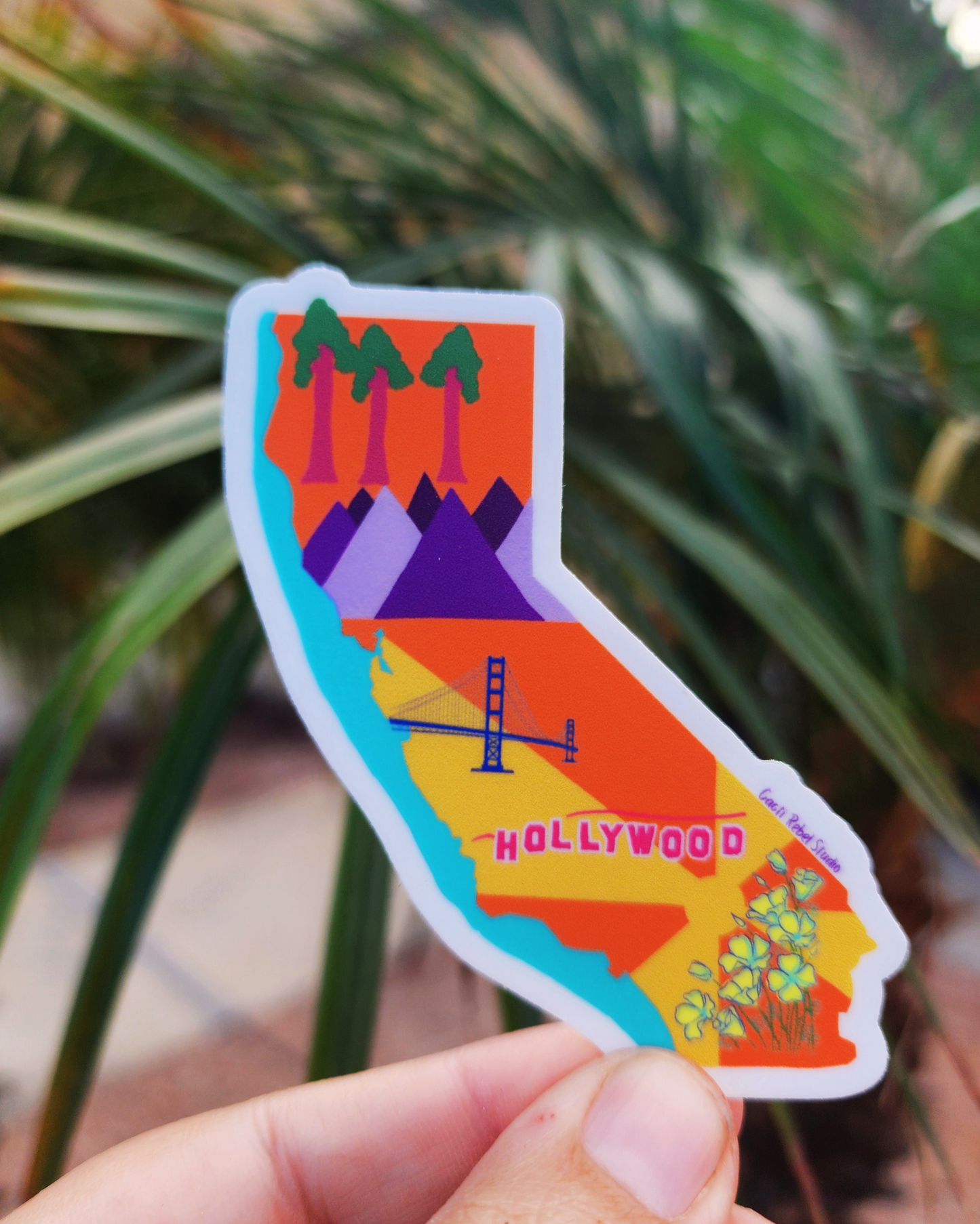 California Sunshine Sticker