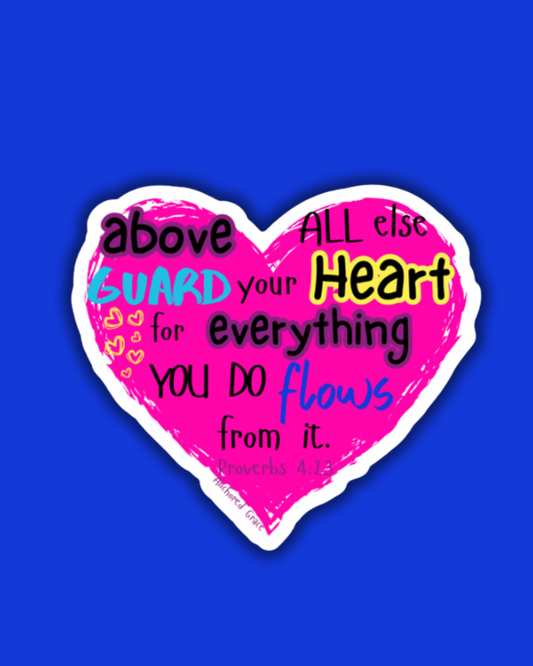 Guard Your Heart Sticker