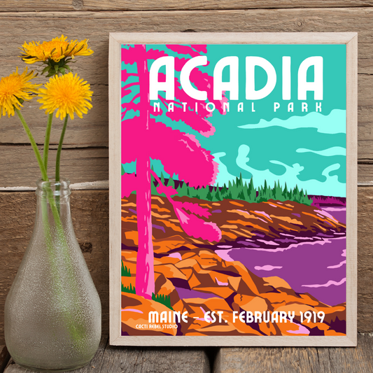 Acadia National Park Art Print + Canvas
