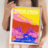 Badger Springs at Agua Fria National Monument Whimsical Print + Canvas