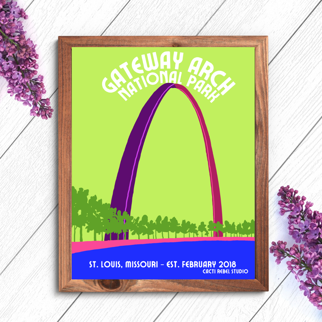 Gateway Arch National Park Art Print