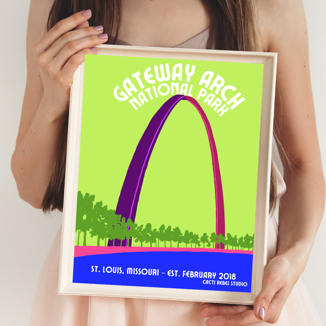 Gateway Arch National Park Art Print