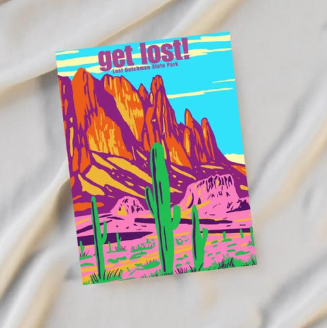 Arizona Lost Dutchman State Park Postcard