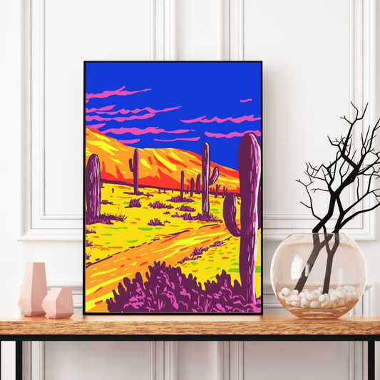 Path in the Desert Art Print + Canvas