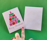 Present Tree Merry Christmas Card