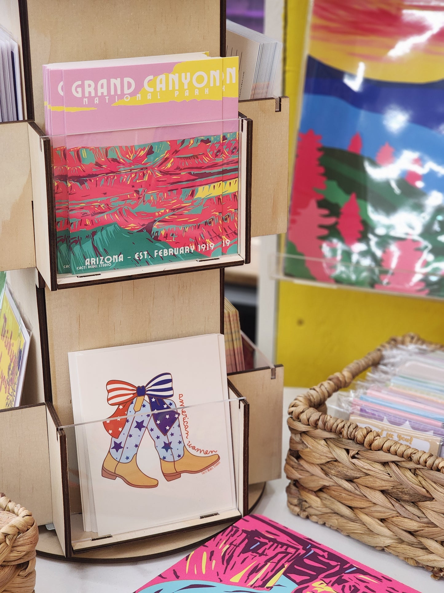 American Women Postcard: Cowgirl Boots