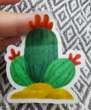 Cactus Blooms Sticker