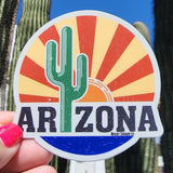 Arizona Vintage Flag Sticker