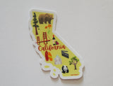 California Iconic Things Sticker